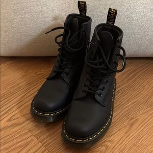 Dr. Martens Black Leather Boots